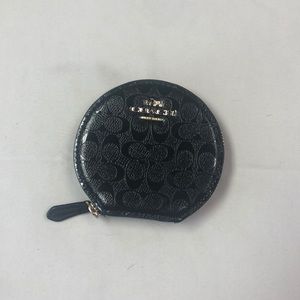 Never Used Black Coach Coin Purse
